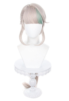 Genshin Impact Lynette Cosplay Wig Long Curly Silver Grey Wig