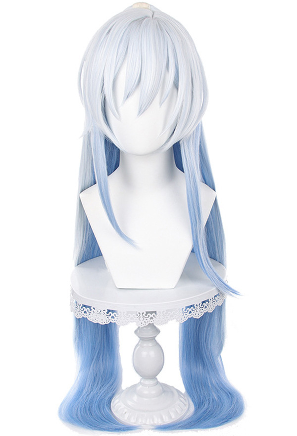 Blue long clearance wig for sale