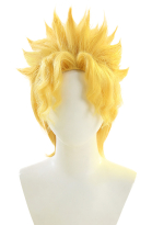 JJBA Dio Bulando Cosplay Perücke kurze goldene Perücke