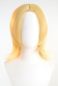 JJBA Steel Ball Run Perruque de Cosplay Johnny Josta Wig Longue Blonde