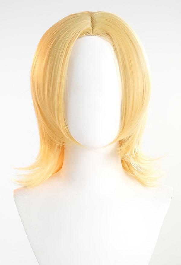 JJBA Steel Ball Run Gyro Johnny Josta Cosplay Wig Short Blond Wig