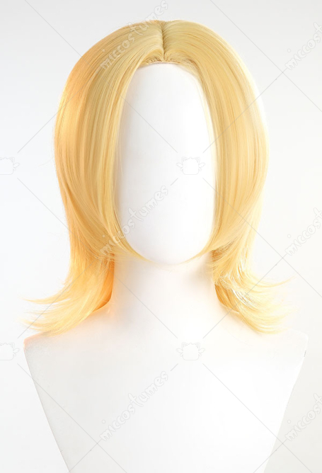 JJBA Steel Ball Run Gyro Johnny Josta Cosplay Wig Short Blond Wig