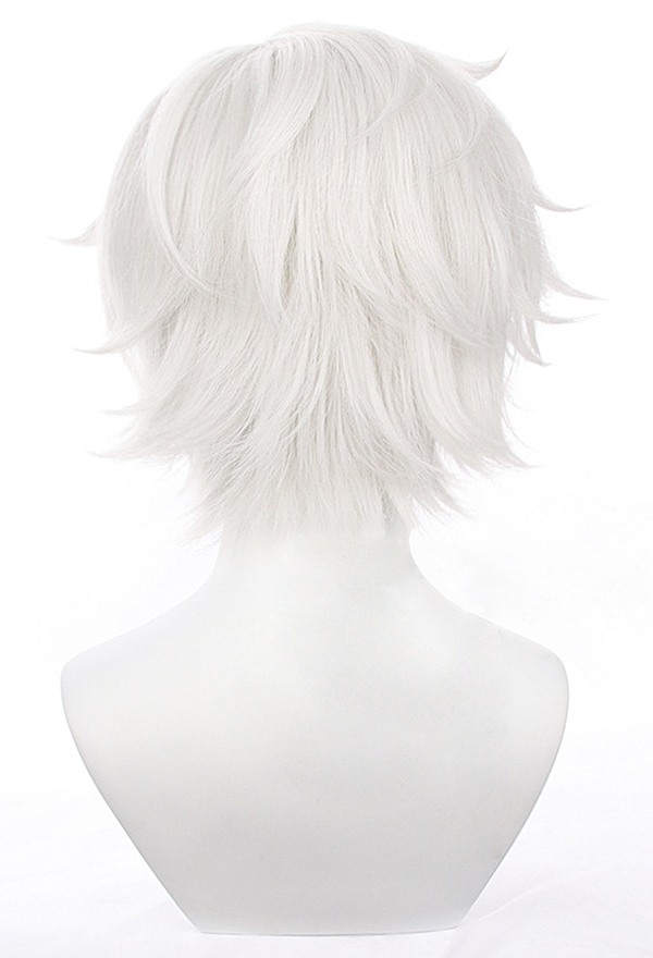 Short white 2025 anime wig