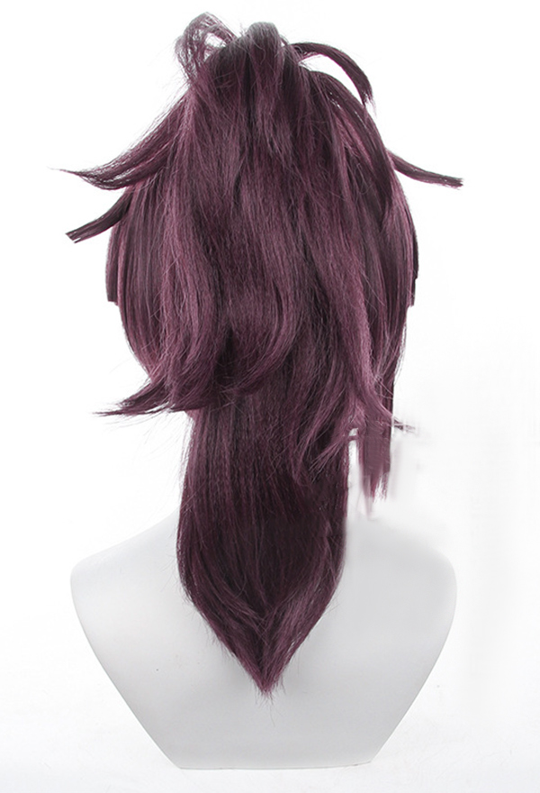 Hell's Paradise: Jigokuraku Yuzuriha of Keishu Purple Cosplay Wigs 35cm Hair