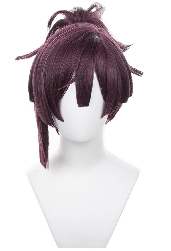 Hell's Paradise: Jigokuraku Yuzuriha of Keishu Purple Cosplay Wigs 35cm Hair