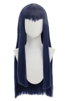 KILL la KILL Kiryuuin Satsuki Cosplay Wig Blue Long Straight Wig with Bangs