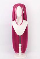 Kpop Slayers Main Dancer Cosplay Wig Rose Red Long Wig