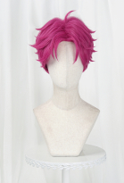 Kpop Slayers The Boys Cosplay Wig Rose Red Short Wig Raspberry Color Wig