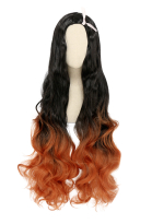 KNY Red Bean Gradient Mixed Color Cosplay Wig