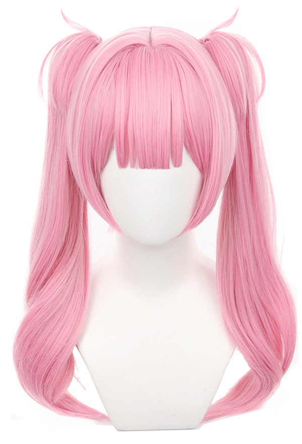 Pink discount wig cartoon