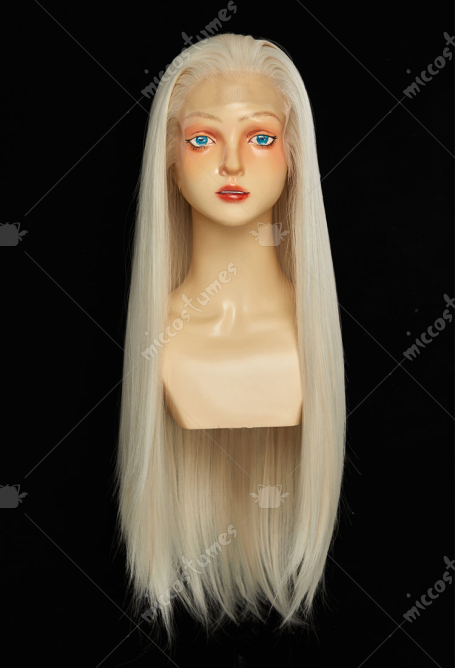 Golden Universal Straight Lace Wig Cosplay Wig