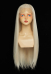 Golden Universal Straight Lace Wig Cosplay Wig