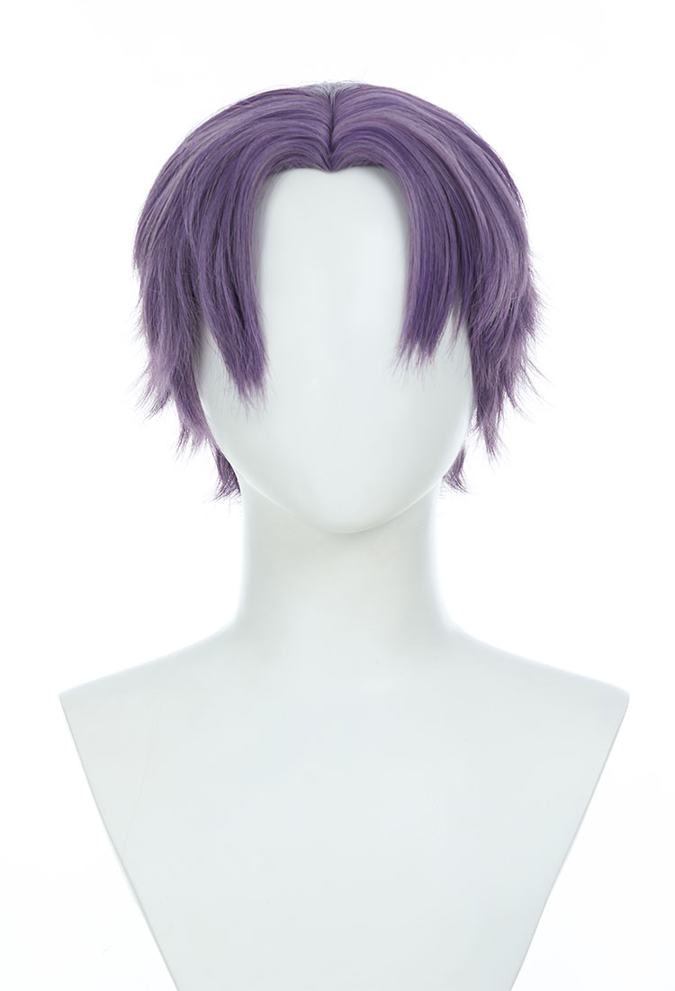Love and deepspace Rafayel Cosplay Wig Short Light Purple Wig