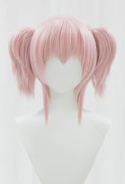 PMMM Magi Magica Madoka Kaname Cosplay Wig Light Pink Short Wig