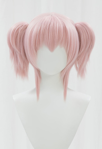 PMMM Magi Magica Madoka Kaname Cosplay Wig Light Pink Short Wig