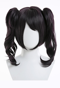 Needy Streamer Overload Ame-Chan Black Cosplay Wig