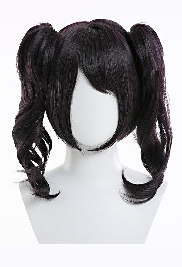 Needy Streamer Overload Ame-Chan Black Cosplay Wig