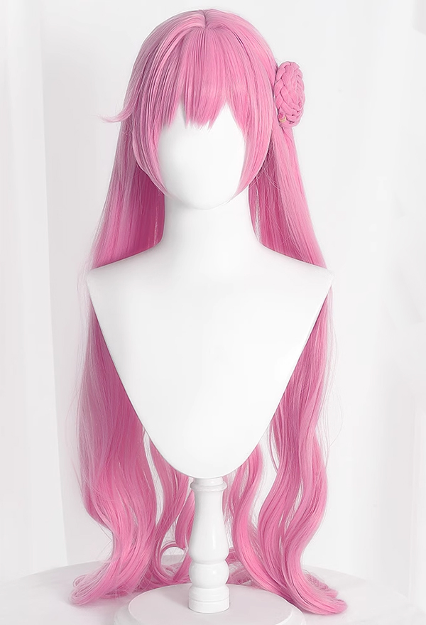 Goddess of Victory: Nikke Dorothy Cosplay Wig Long Curly Pink Wig