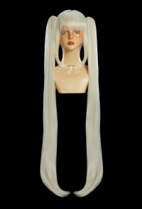 Goddess of Victory: Nikke Blanc Cosplay Wig Beige Long Double Ponytail Wig
