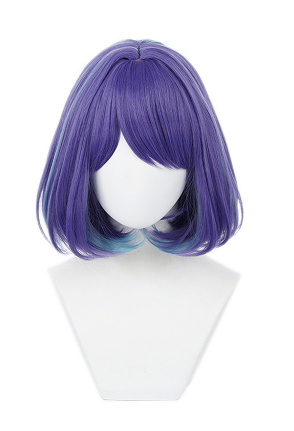 Purple Bob Wig Women Anime Cosplay Wig Top Quality Wig for Sale