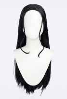 OP Robin Cosplay Wig Black Long Wig