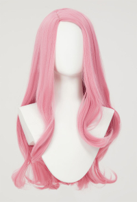 OP Bonney Cosplay Wig Egghead Arc Pink Long Straight Wig