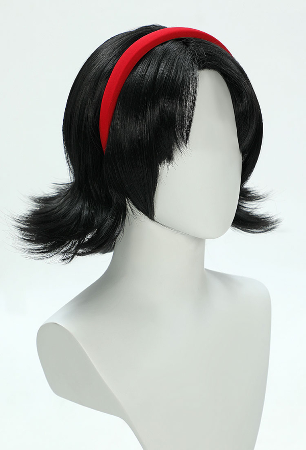 Perfect Blue Mima Cosplay Perruque Courte Perruque Noire