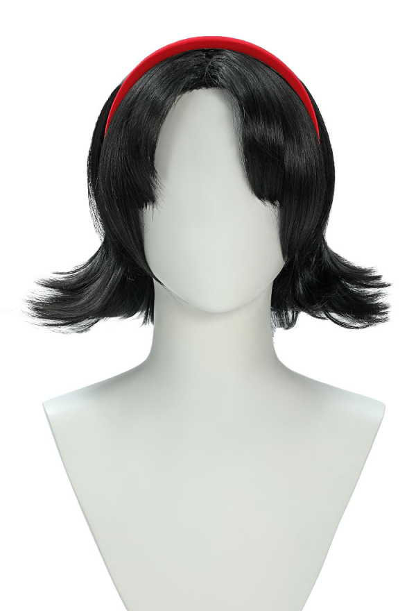 Perfect Blue Mima Cosplay Perruque Courte Perruque Noire