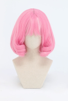 Klara Cosplay Rosa Flauschig Halloween Perücke
