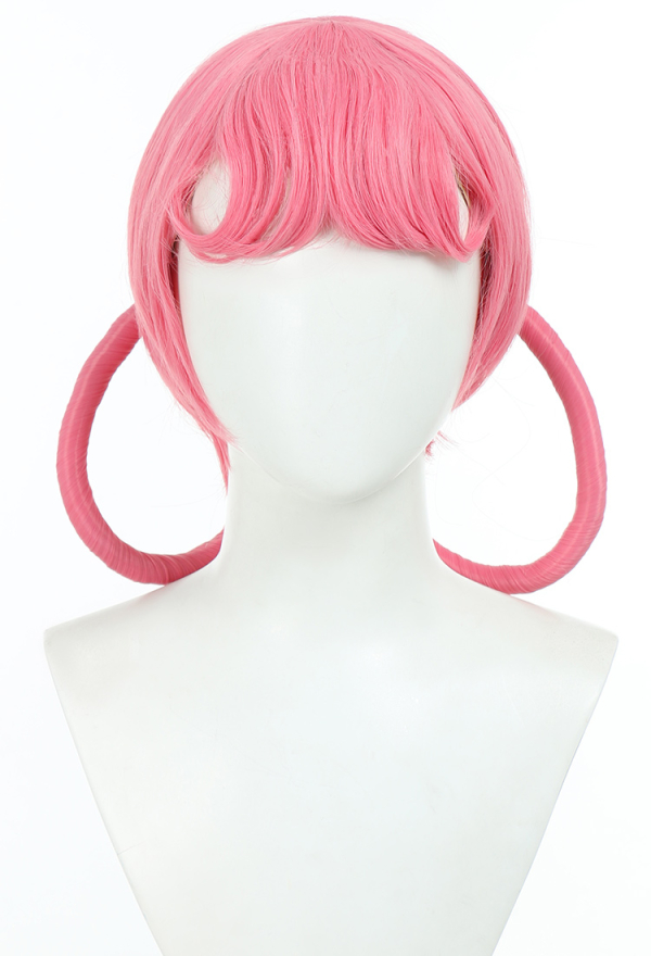 Long Pink Wig Women Joy Cosplay Top Quality Wig for Sale