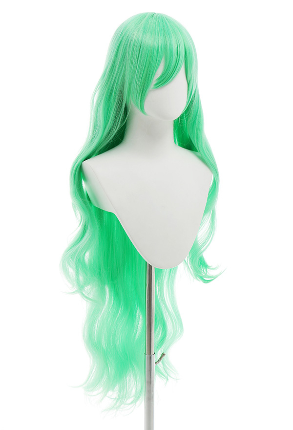 Scanty Cosplay Wig - Panty & Stocking with Garterbelt Green Long Wig