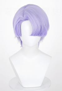 Panty Stocking Polyester Cosplay Wig Light Purple Short Wig