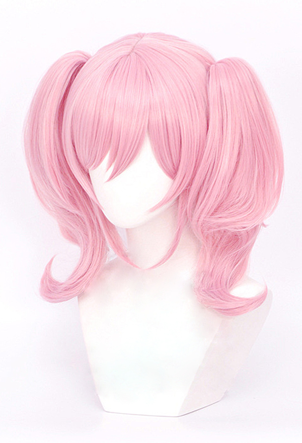 Pink wig high clearance ponytail