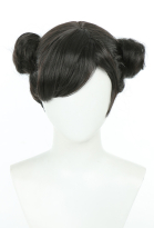 Street Fighter Chun-Li Cosplay Wig Short Dark Brown Wig