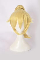 Mario Princess Koopa Hime Girl Peach Blonde Long Cosplay Peluca