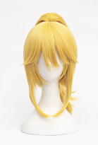Game Movie Peach Cosplay Wig Golden Wig with Clip