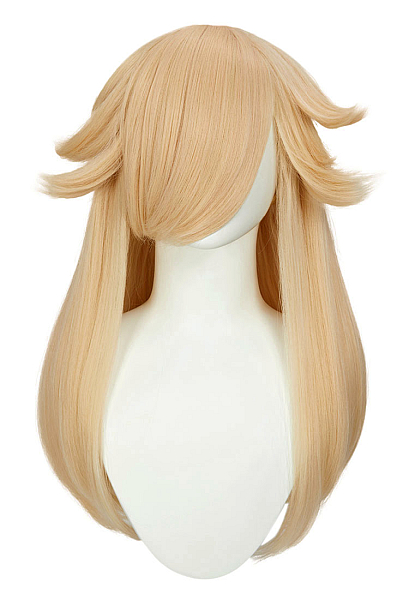 Mädchen Rosalina Cosplay Perücke Prinzessin kurze goldene Perücke