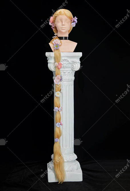 The Long Hair Princess Cosplay Wig Blonde Extra Long Lace Wig