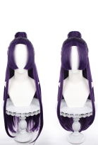Kusuriya no Hitorigoto jinshi Cosplay Wig Purple Long Straight Wig with Hairnet