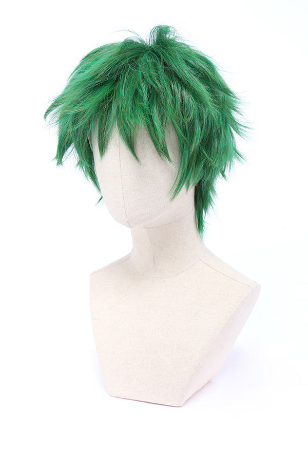 Superhero Monster Boy Beast Cosplay Corta Peluca Verde