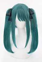 The Vampire Pop Up Parade Cosplay Wig Kawaii Lolita Green Double Ponytail Wig