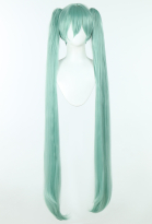 Vocal Cosplay Wig Long Straight Green Wig