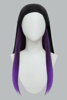 VALO Duelist Reyna Cosplay Wig Gradient Purple Straight Wig