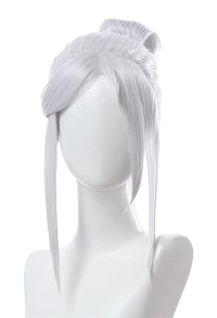 VALO Agent Jett Cosplay Wig White Ponytail Wig