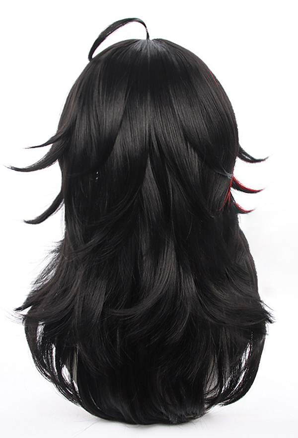 Long black anime wig best sale