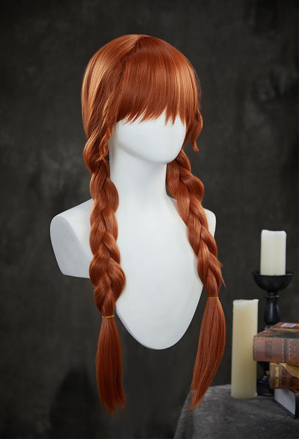 BUYOGET Lange Gewellte Perücke Schwarz – 24 Zoll (60 Cm), Atmungsaktiv, Verstellbar | Für Cosplay, Party, Täglichen Tragen