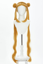Sailor Zelda Cosplay Wig Golden Long Curly Wig with Braid Sailor Zelda Cosplay Wig Golden Long Curly Wig with Braid