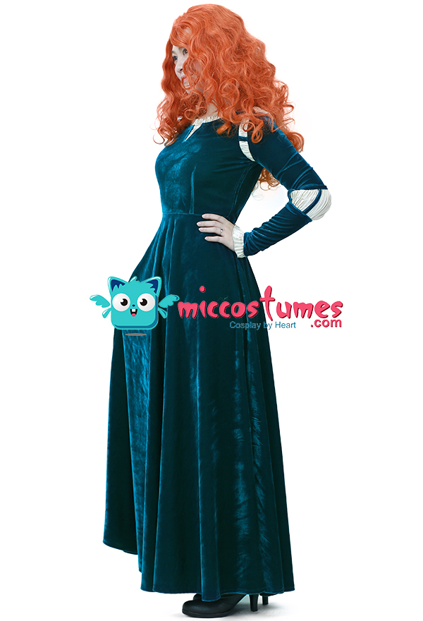 Plusgröße Merida Princess Merida Erwachsene Kleid Cosplay Kostüm