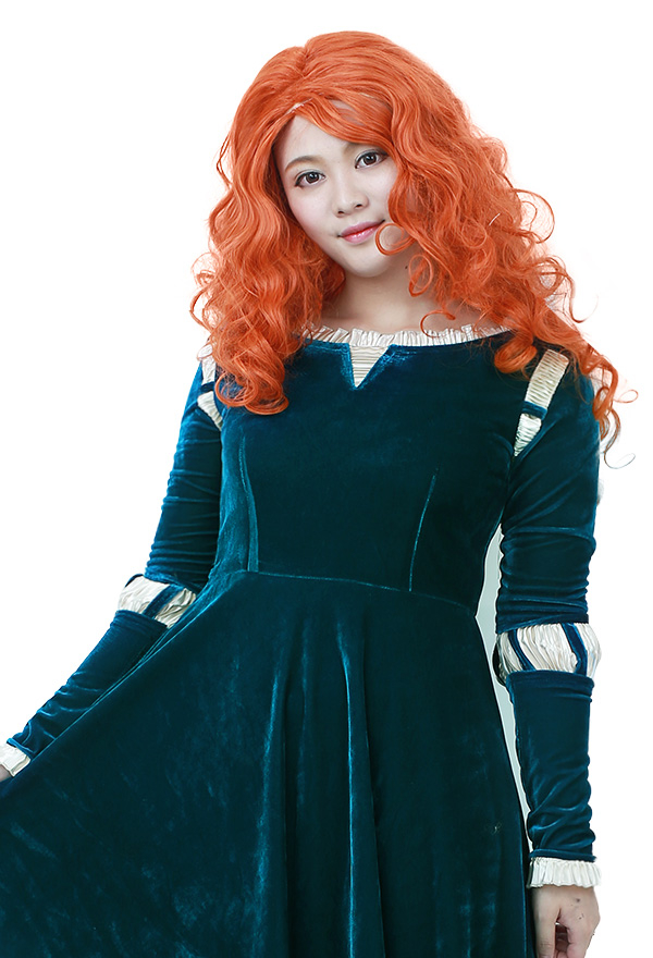 Plusgröße Merida Princess Merida Erwachsene Kleid Cosplay Kostüm