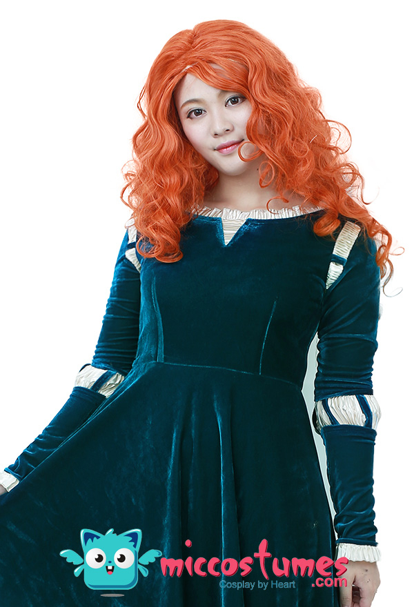 Plusgröße Merida Princess Merida Erwachsene Kleid Cosplay Kostüm